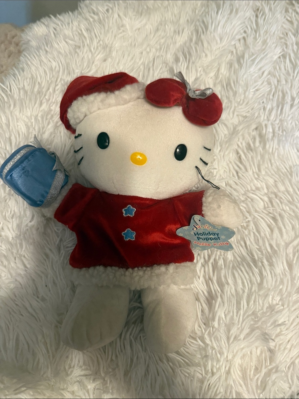 Sanrio Hello Kitty Plush in Red, White, and Blue